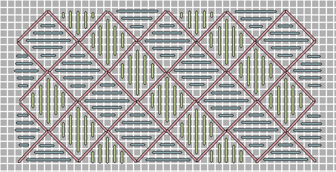 Trellis Diamond Stitch - SATS 10/26/24
