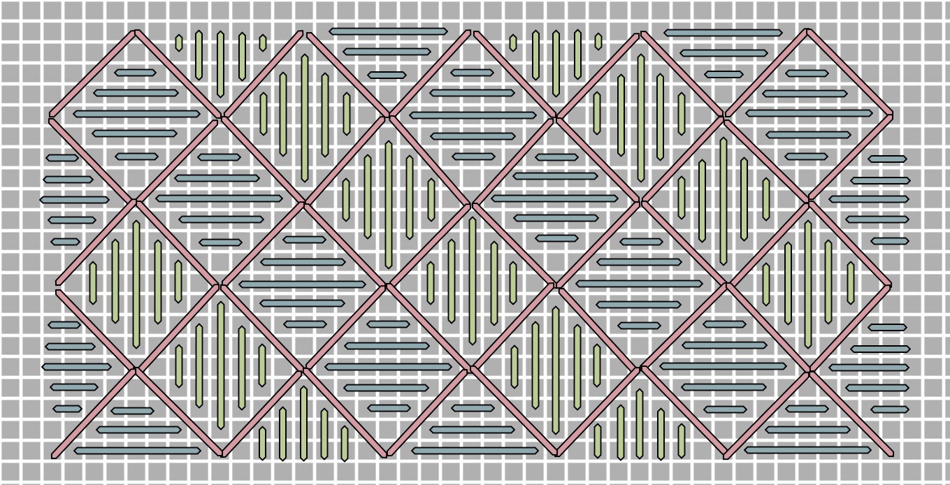 Trellis Diamond Stitch - SATS 10/26/24