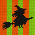 Halloween Flying Witch Kit - Traditional Colors