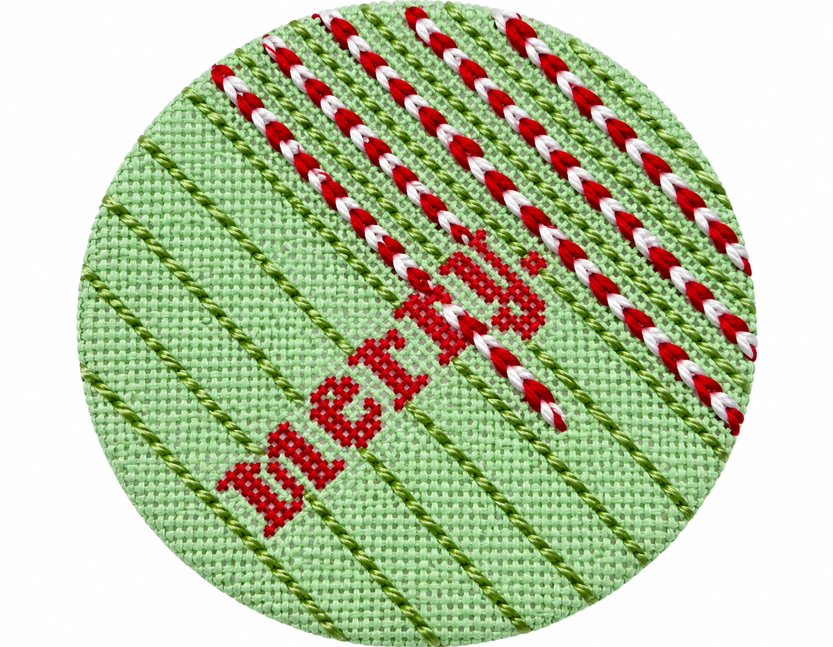 Merry, 18 Mesh Needlepoint Canvas | Teaching Canvas
