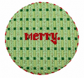 Merry, 13 Mesh Needlepoint Canvas | Teaching Canvas