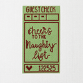 Guest Check - Cheers to the Naughty Lisy
