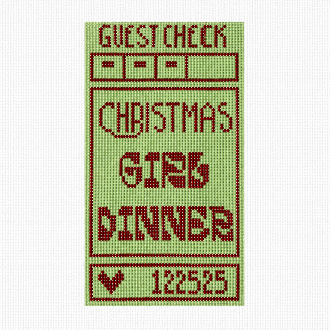 Guest Check - Christmas Girl Dinner