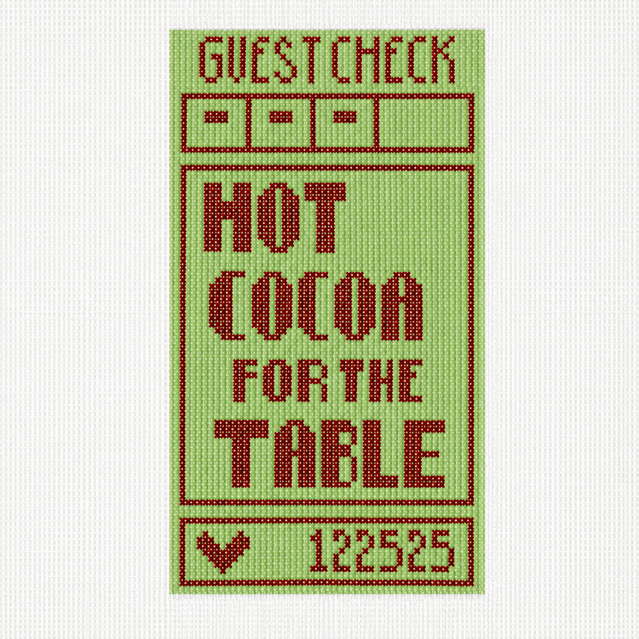 Guest Check - Hot Cocoa for the Table