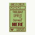 Guest Check - Holiday Spirit Served Here