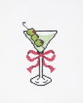 Dirty Martini with Pink Bow